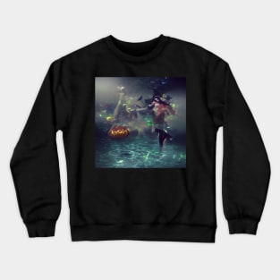 SURREAL HALLOWEEN NIGHT Crewneck Sweatshirt